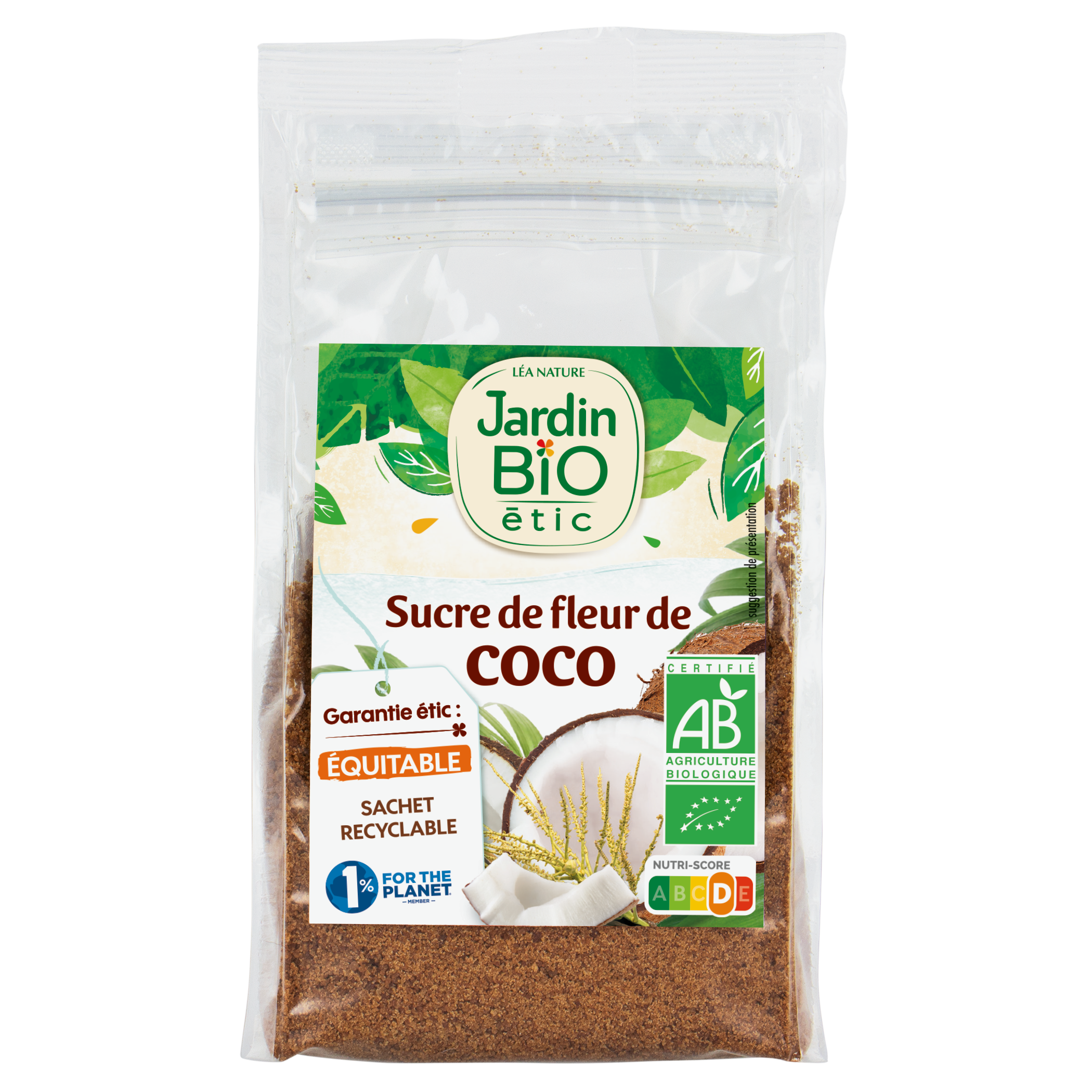 Sucre de fleur de Coco - bio - JARDIN BIO