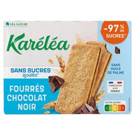 Biscuits fourrés Chocolat noir - KARELEA
