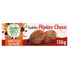 Sablés tout Chocolat - bio - JARDIN BIO