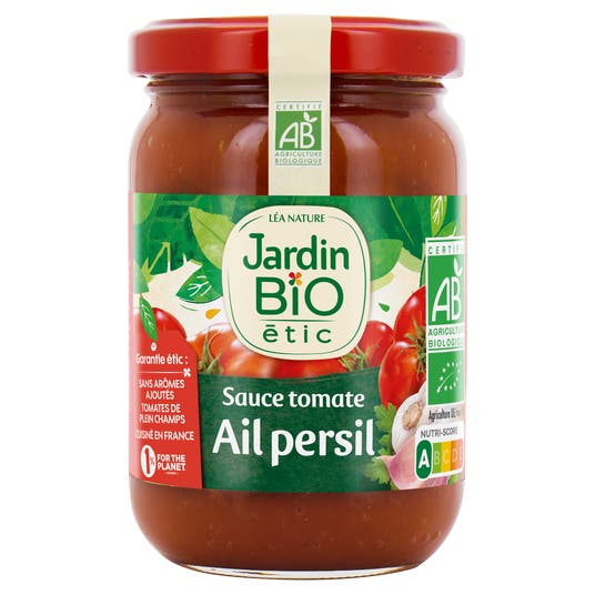 eau thermale jonzac Sauce tomate Ail Persil - bio