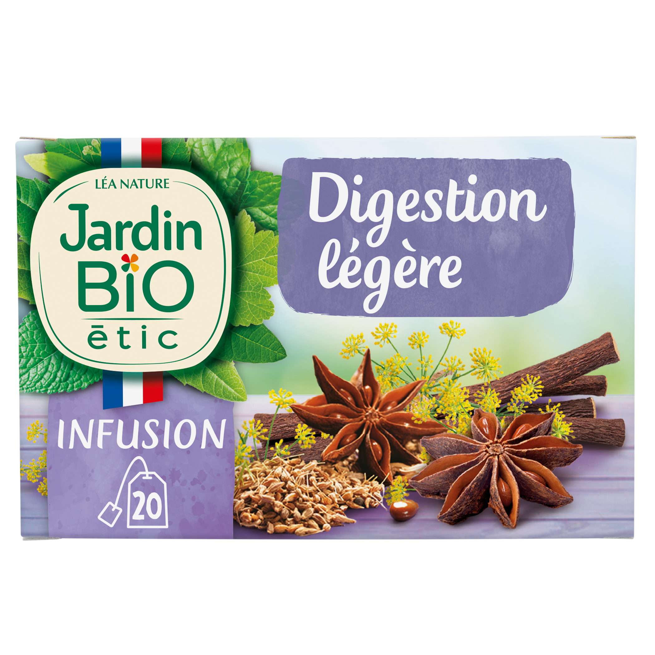 Infusion Digestion Légère - bio - JARDIN BIO