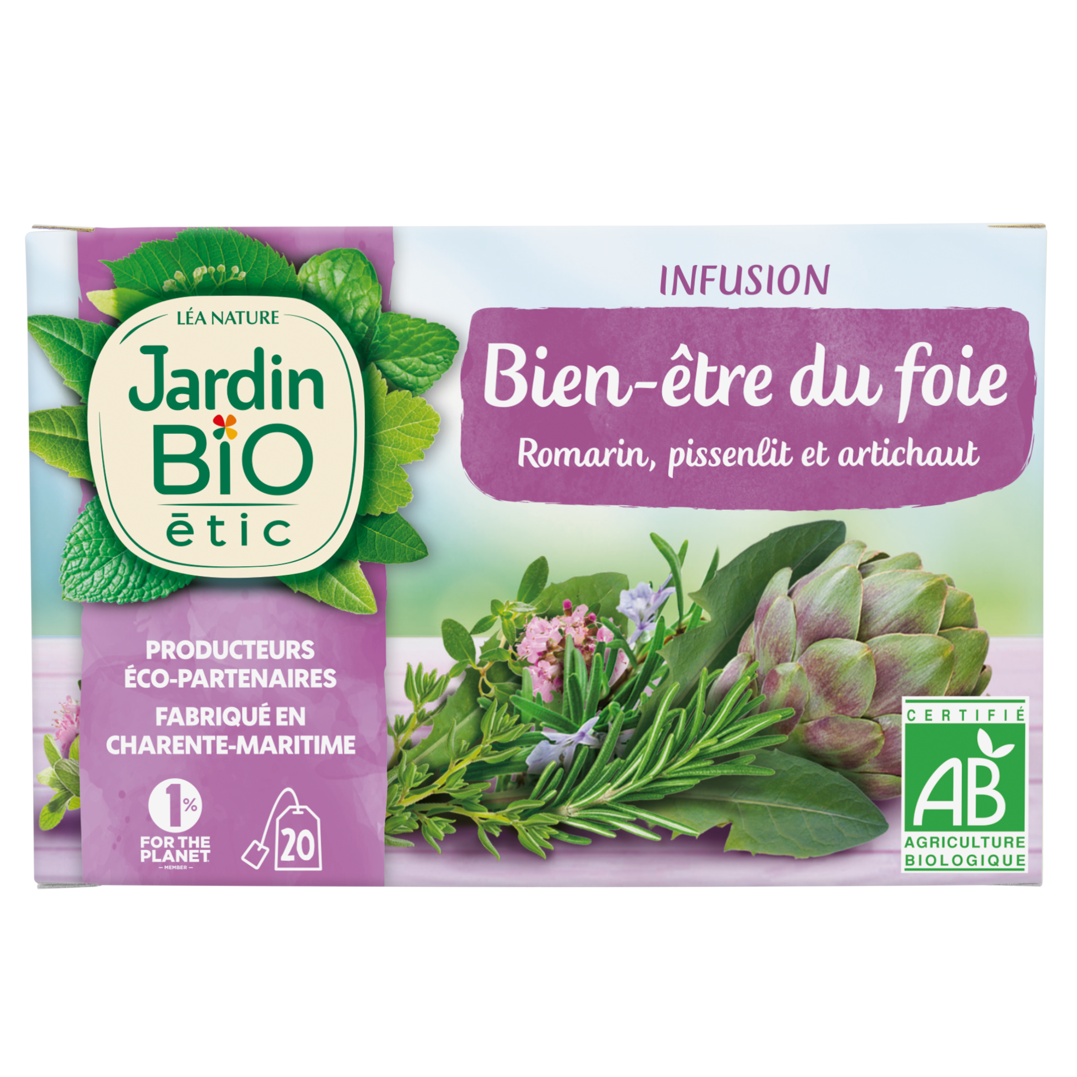 Infusion Bien-Etre du foie - bio - JARDIN BIO
