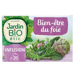 Infusion Bien-Etre du foie - bio - JARDIN BIO