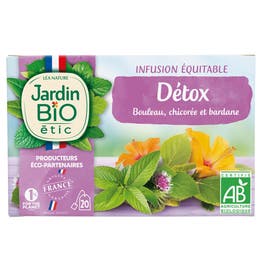 Infusion équitable Détox - bio - JARDIN BIO
