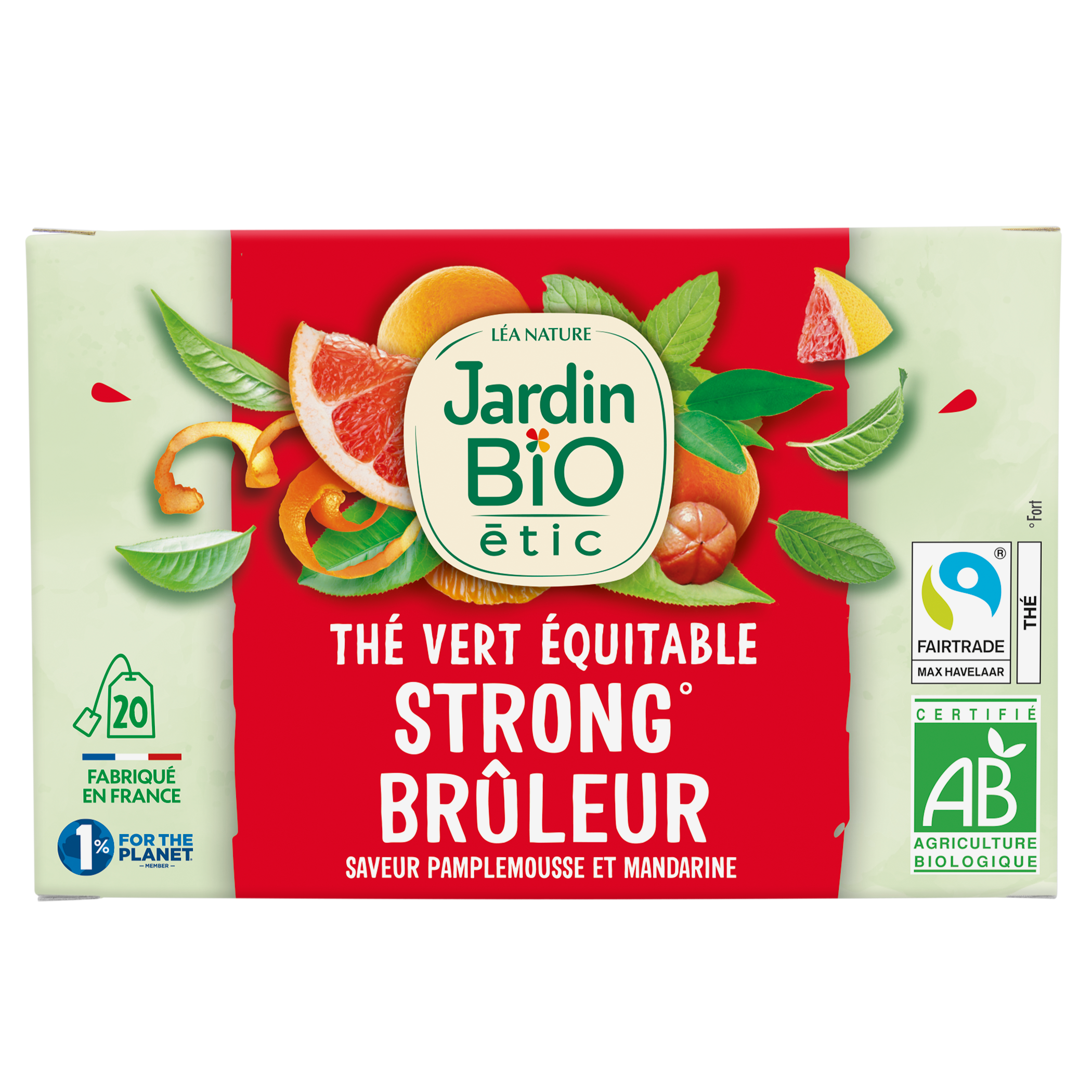 Thé Vert Equitable Strong Brûleur - bio - JARDIN BIO