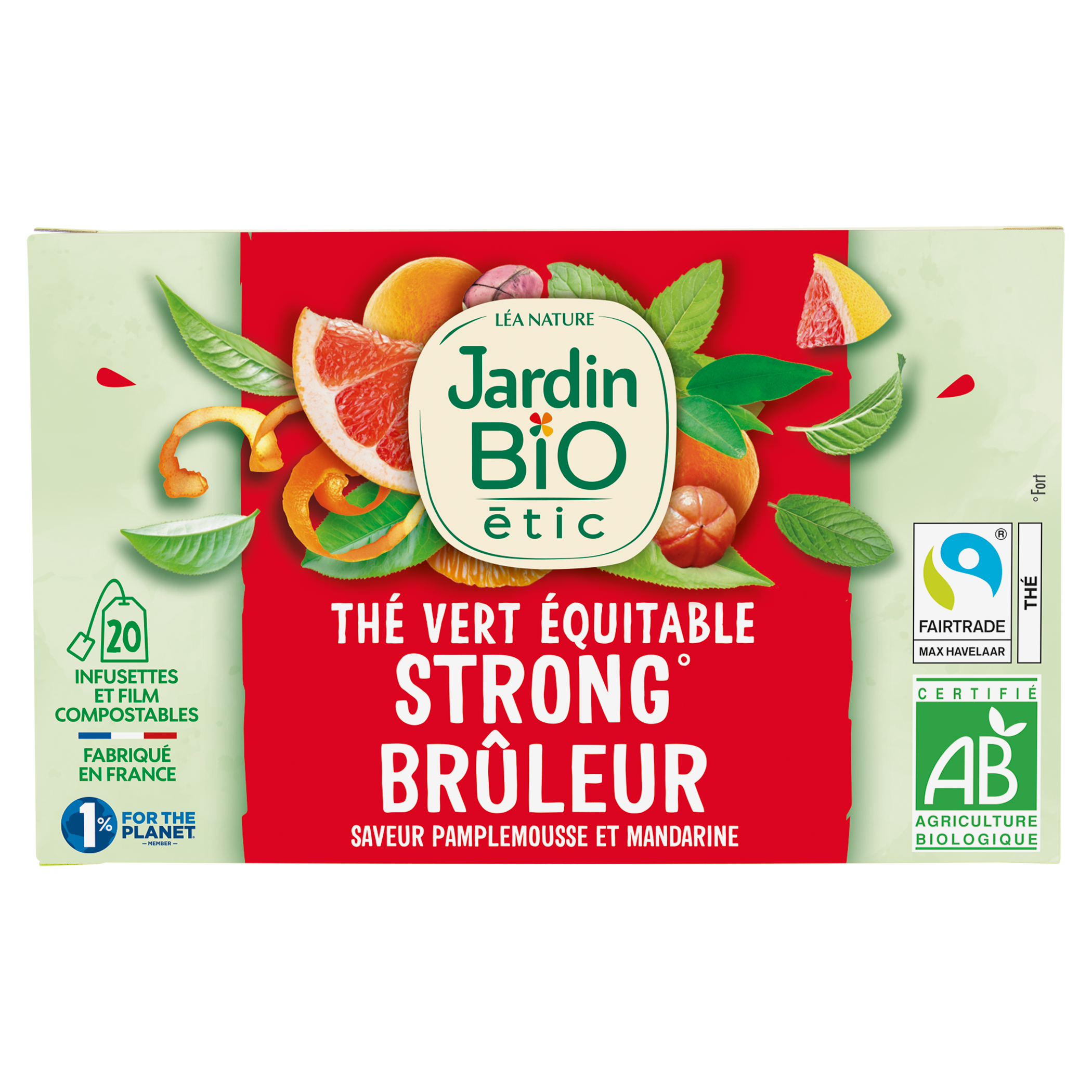 Thé Vert Equitable Strong Brûleur - bio - JARDIN BIO