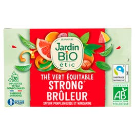 Thé Vert Equitable Strong Brûleur - bio - JARDIN BIO