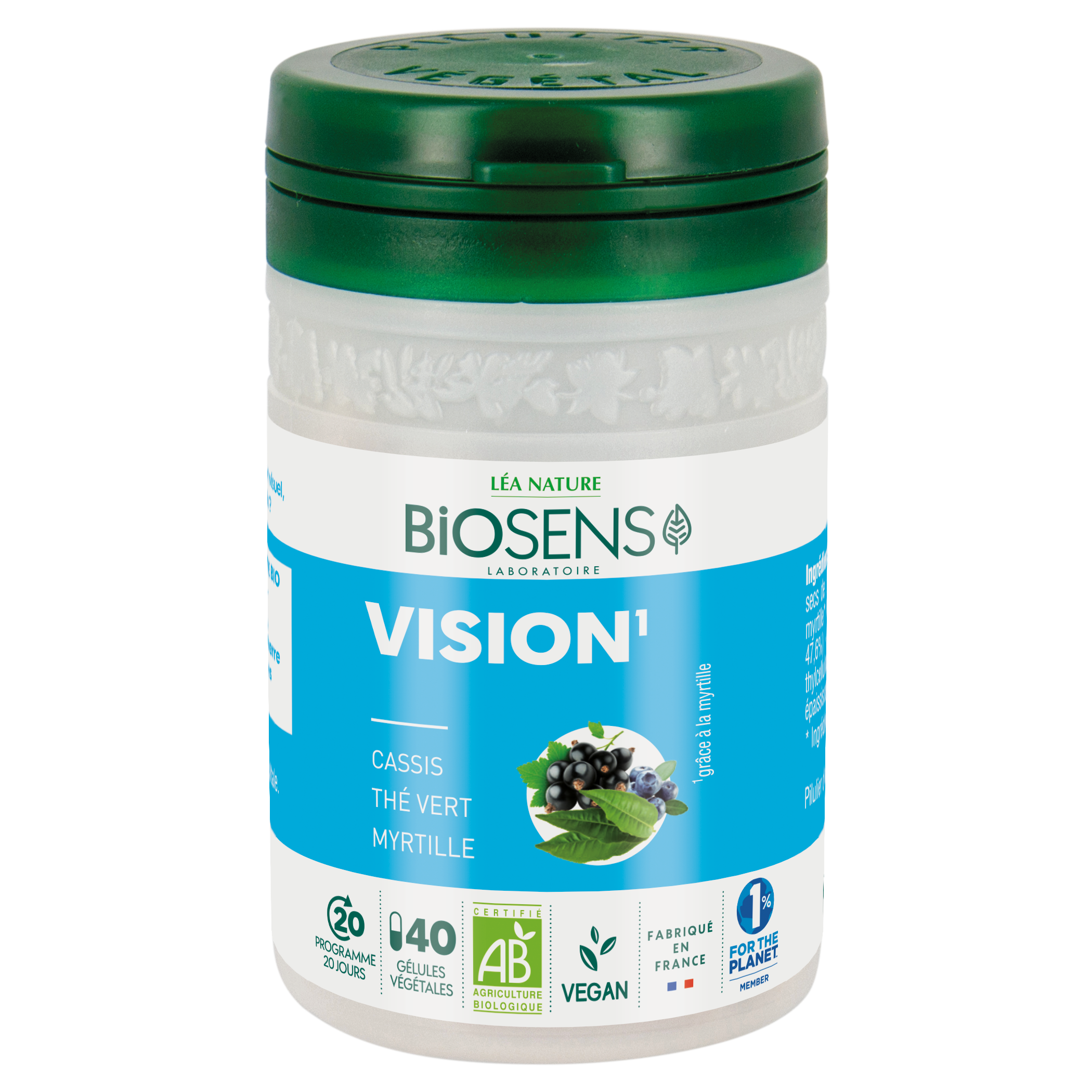 Direct Usine - Gélule végétale vision - bio - BIOSENS