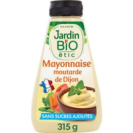 Mayonnaise à la moutarde de Dijon - bio - JARDIN BIO