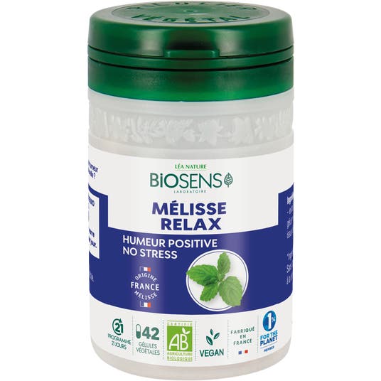 boho cosmetics Gélule végétale mélisse relax - Biosens