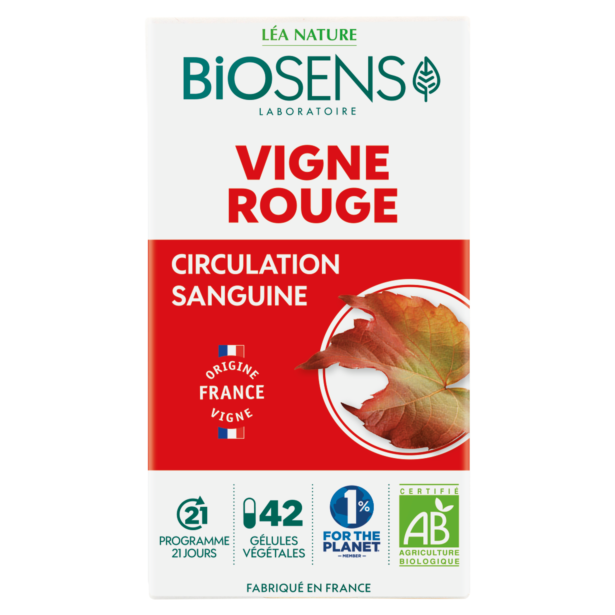 Gélule végétale vigne rouge - BIOSENS