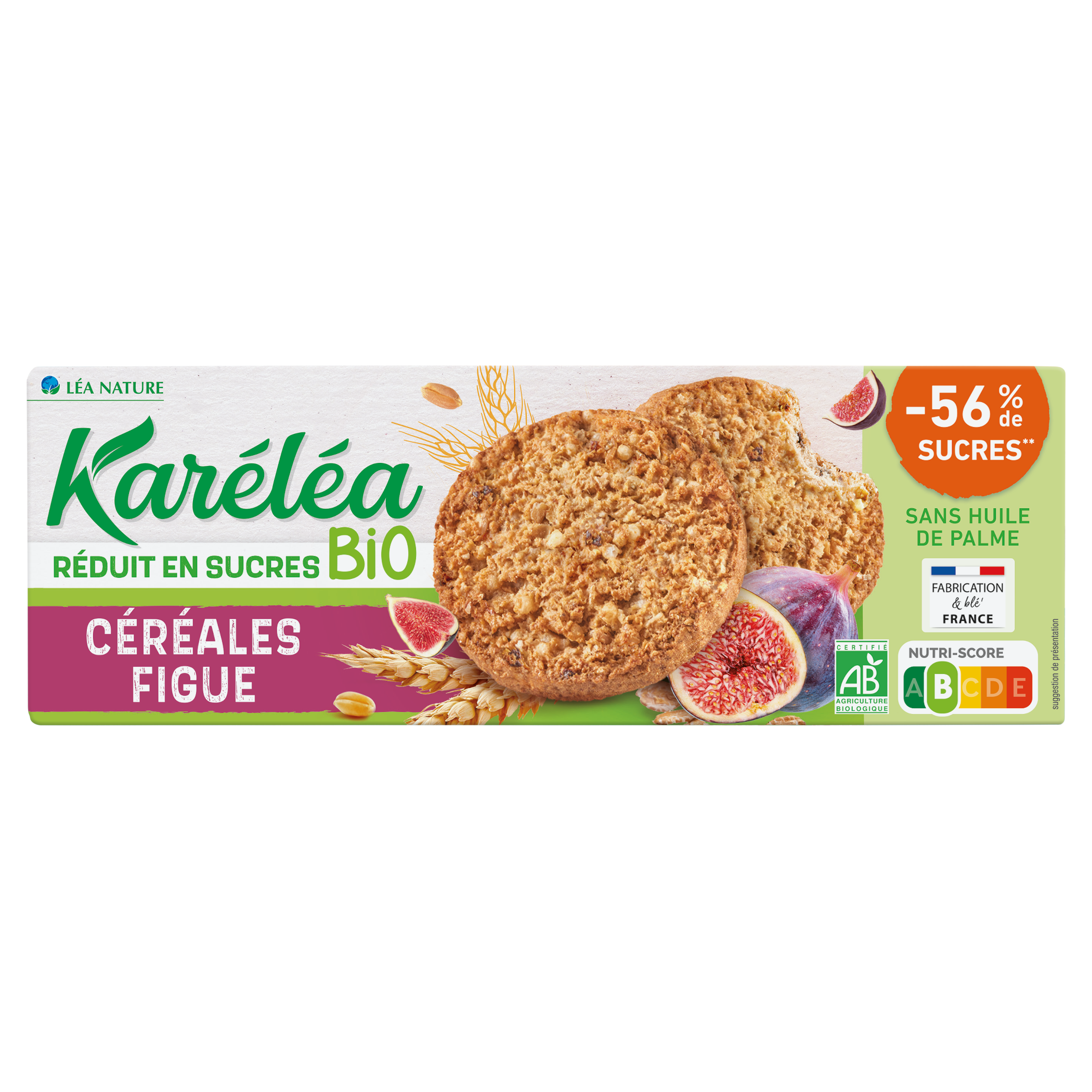 Sablés Céréales Figues Bio - KARELEA