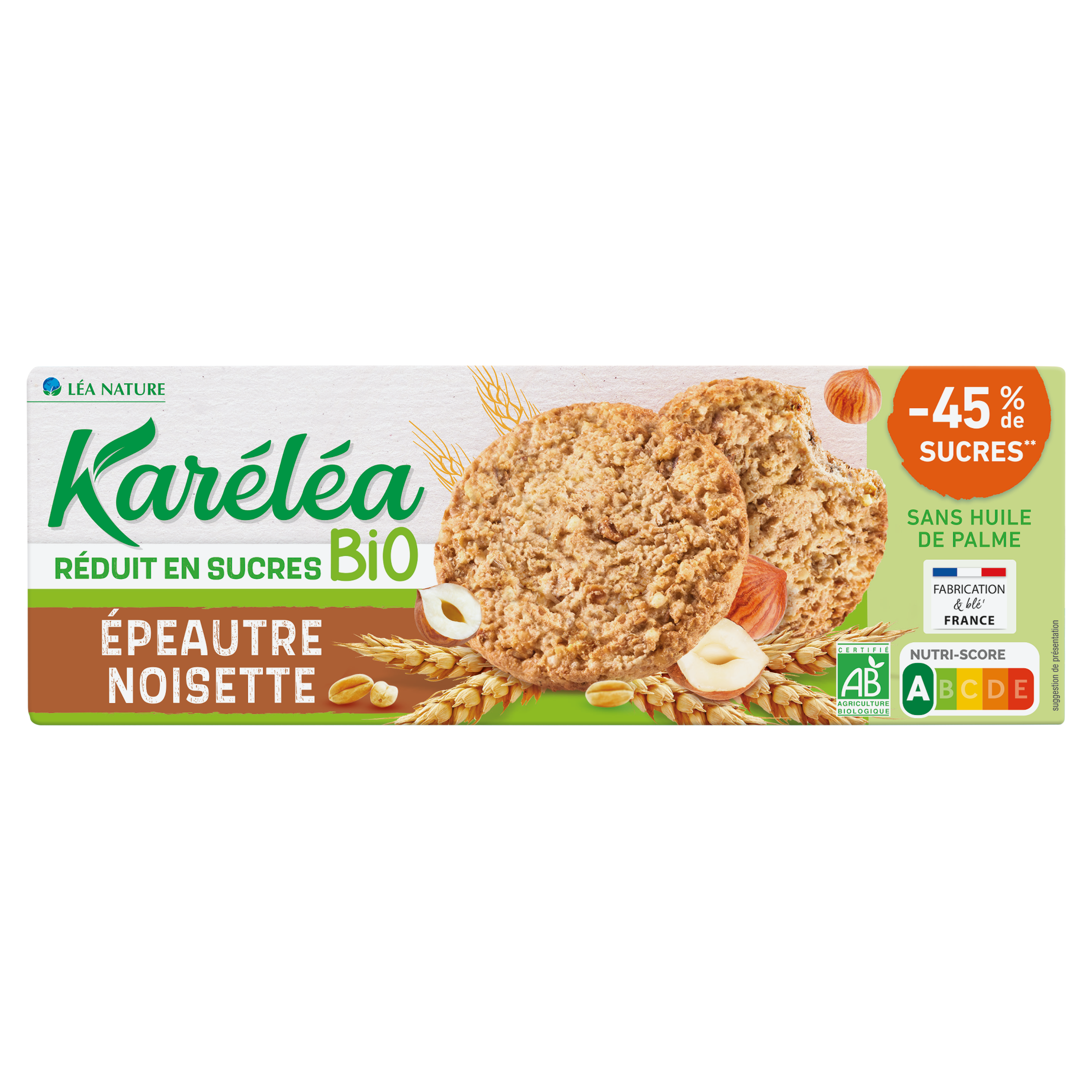 Sablés Epeautre Noisette Bio - KARELEA