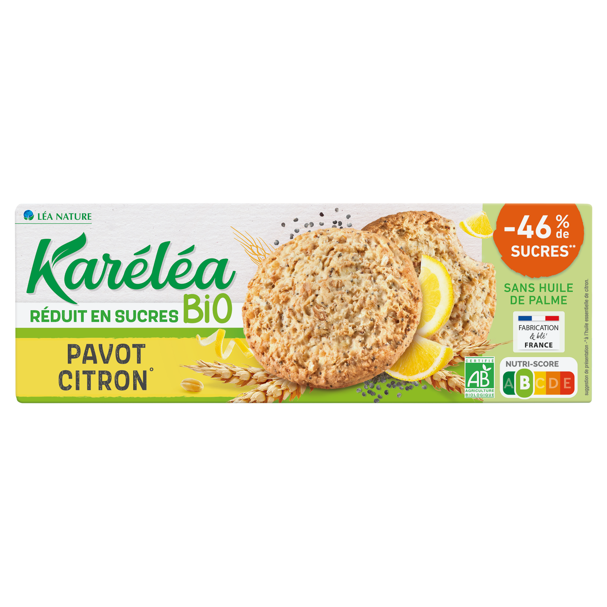 Sablés Pavot Citron Bio - KARELEA