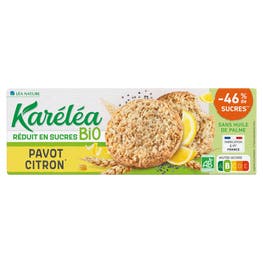 Sablés Pavot Citron Bio - KARELEA
