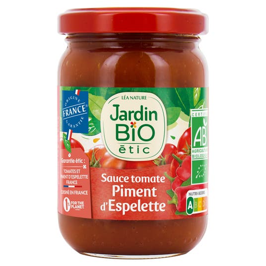 eau thermale jonzac Sauce Tomate Piment d'Espelette - bio