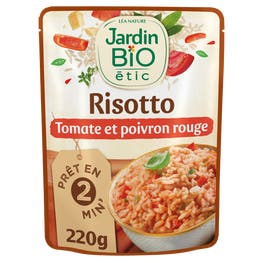 Risotto Tomate et Poivron rouge - bio - JARDIN BIO