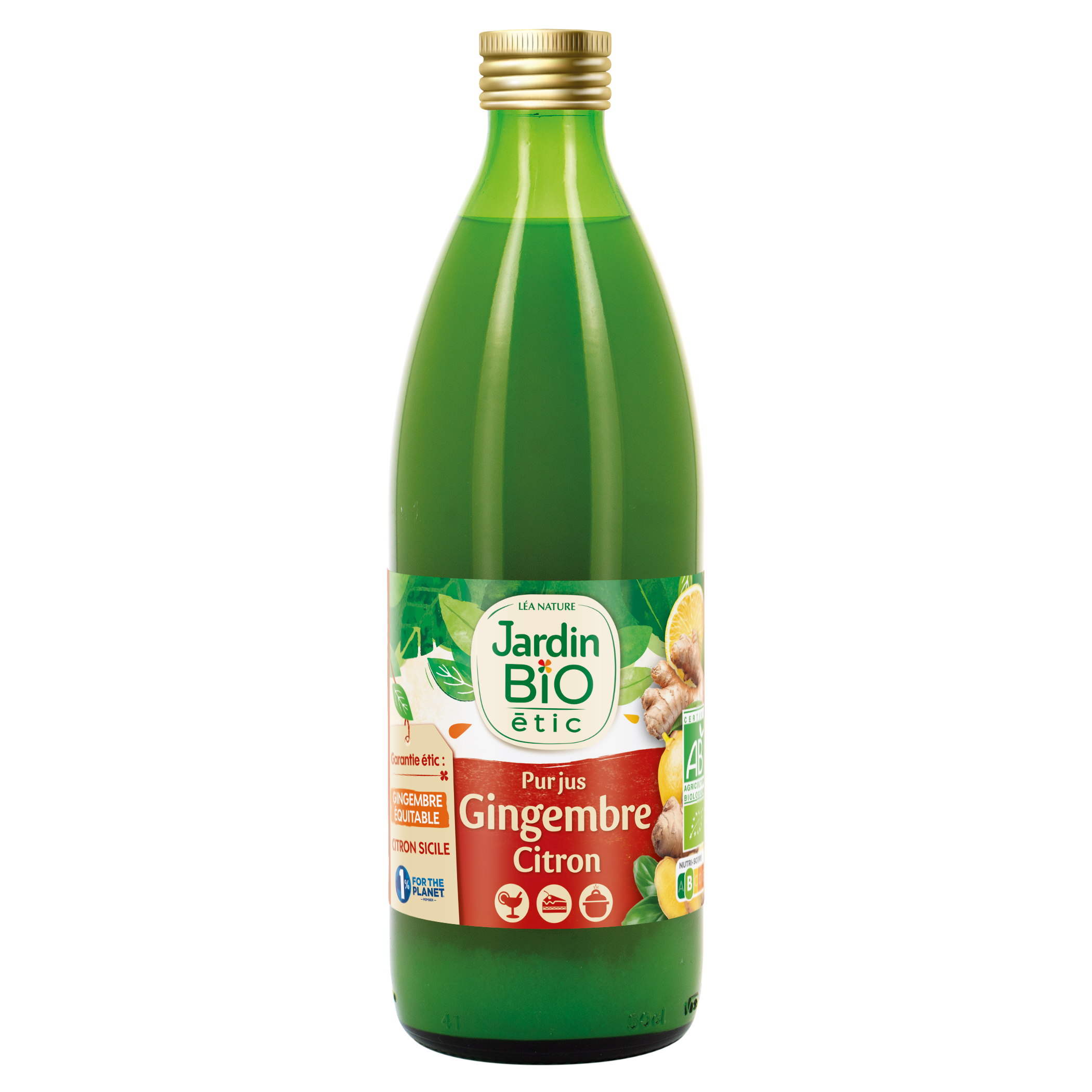 Pur Jus Gingembre Citron - JARDIN BIO