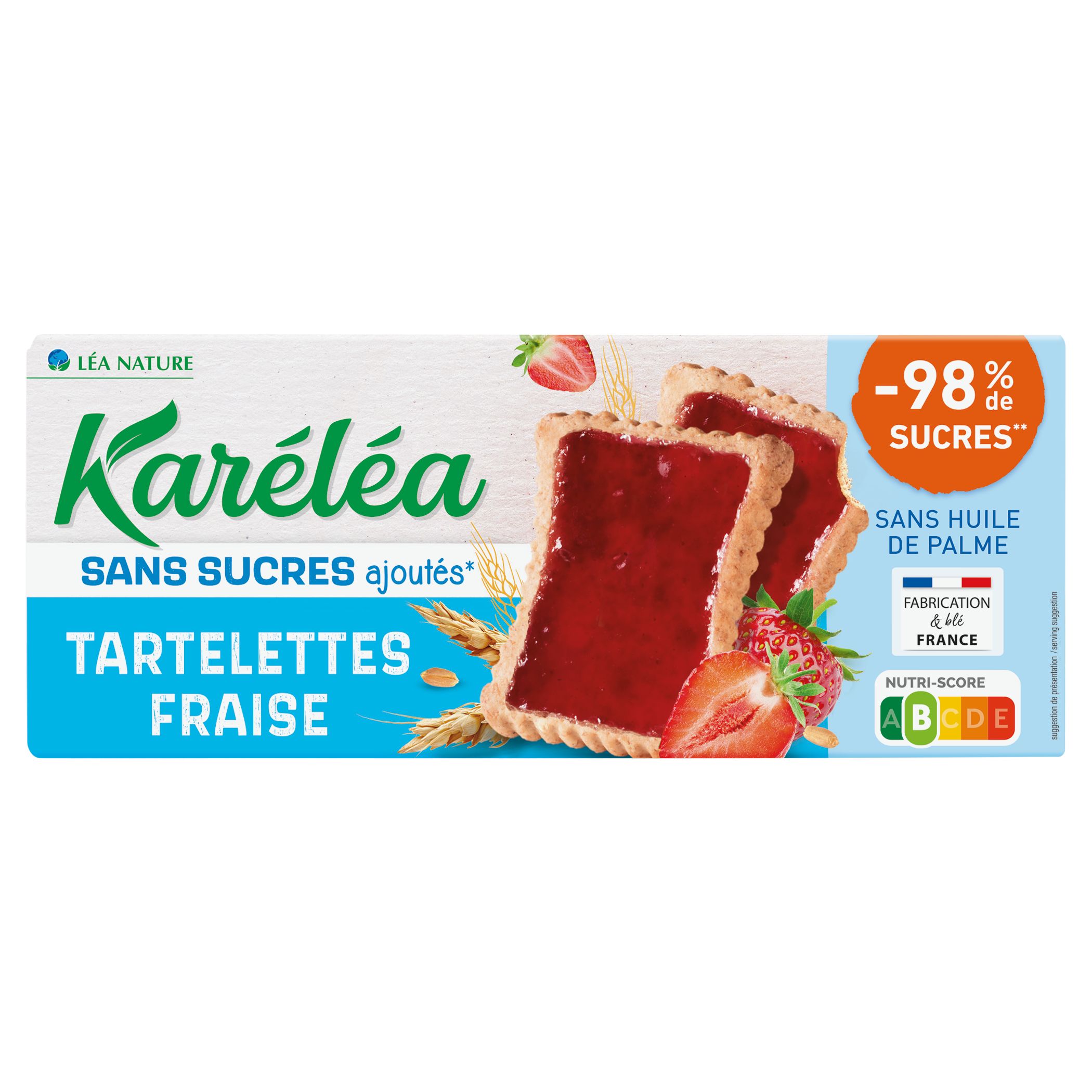 Tartelettes à la fraise sans sucres ajoutés - KARELEA