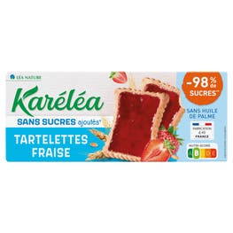 Tartelettes à la fraise sans sucres ajoutés - KARELEA