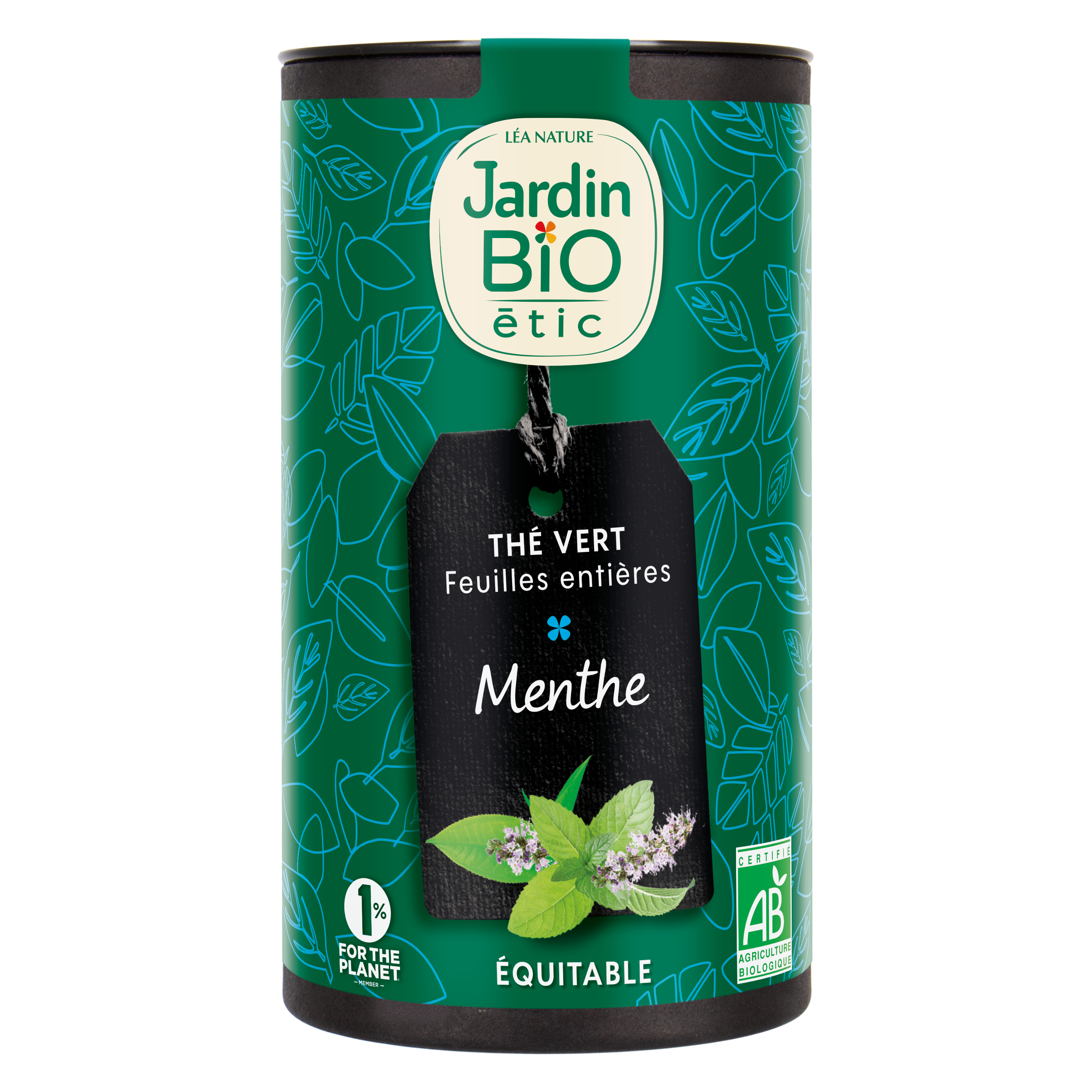 Thé vert vrac Feuilles entières Menthe - bio - JARDIN BIO