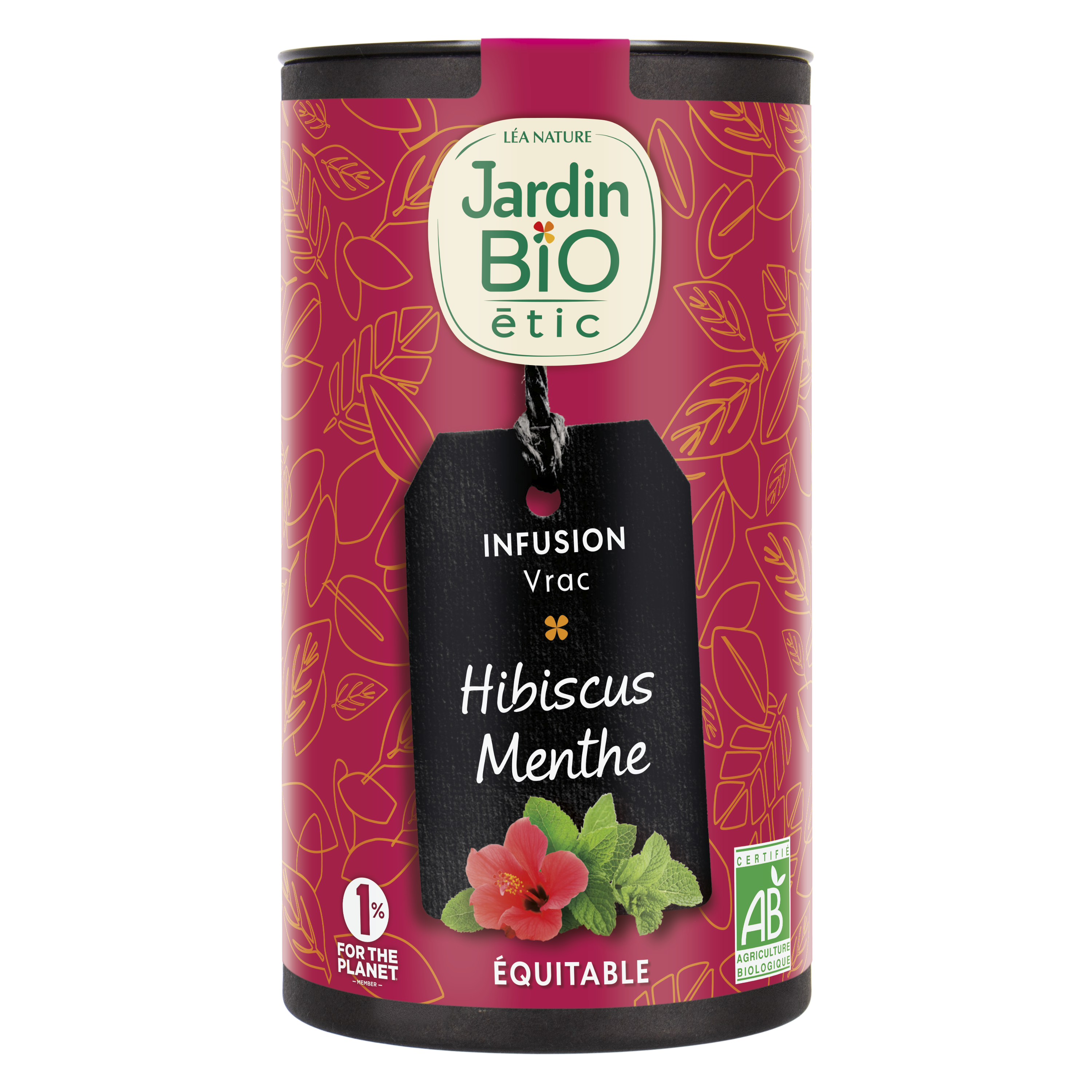 Infusion Vrac Hibiscus Menthe - bio - JARDIN BIO