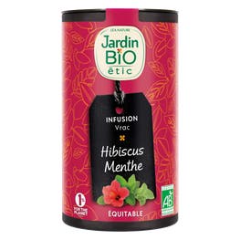 Infusion Vrac Hibiscus Menthe - bio - JARDIN BIO