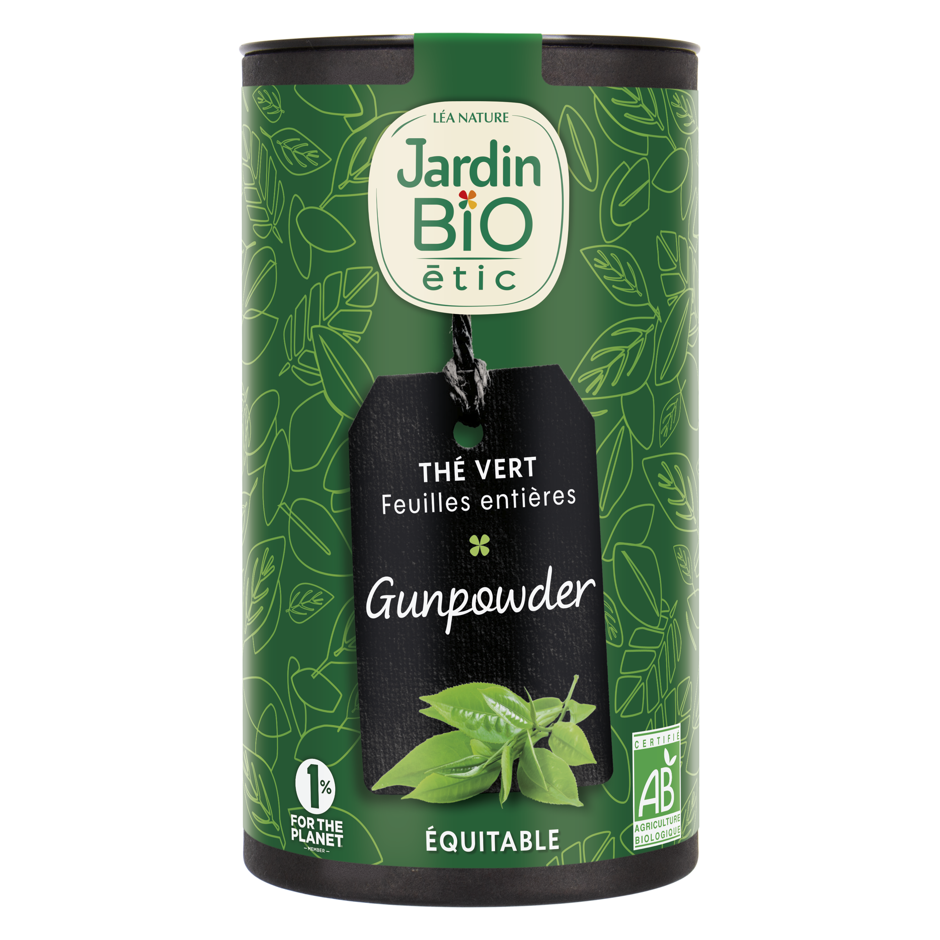 Thé vert vrac Feuilles entières Gunpowder - bio - JARDIN BIO