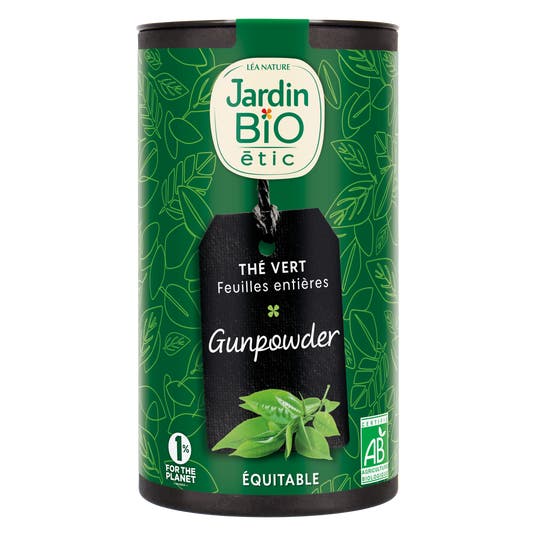 boho cosmetics Thé vert Feuilles entières Gunpowder bio - Jardin Bio Étic