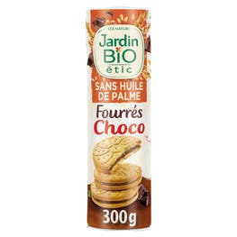 Biscuits fourrés au chocolat - bio - JARDIN BIO
