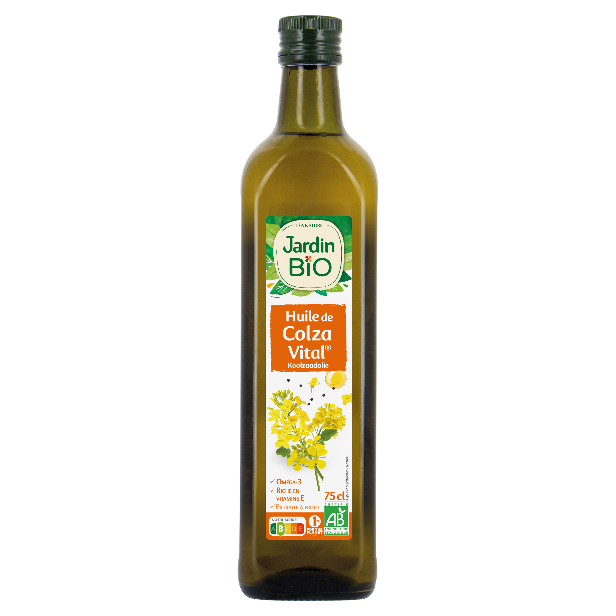 Huile de Colza vierge - bio - JARDIN BIO