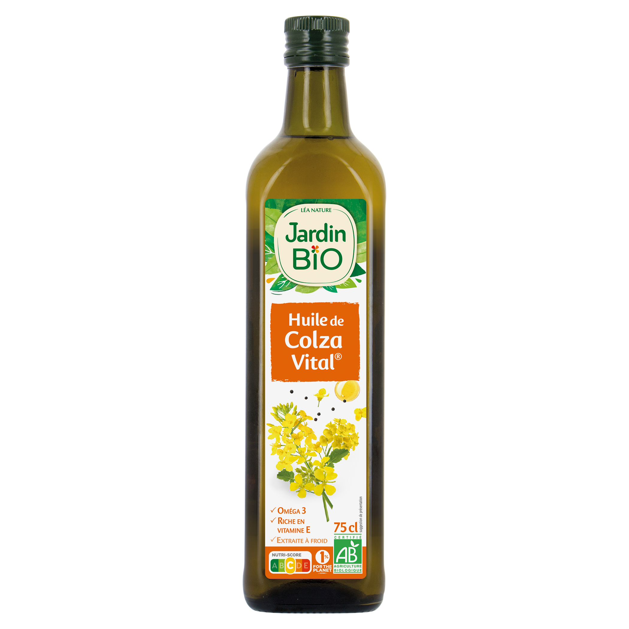 Huile de Colza vierge - bio - JARDIN BIO