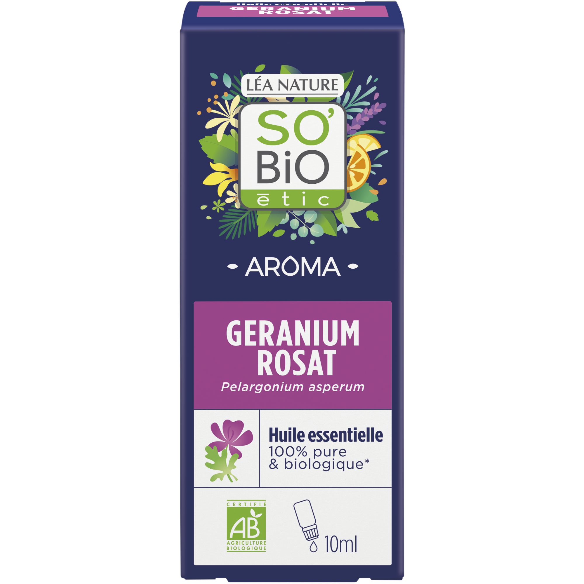 Huile essentielle Géranium rosat bio - SO BIO ETIC