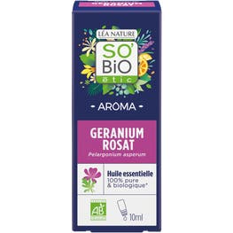 Huile essentielle Géranium rosat bio - SO BIO ETIC