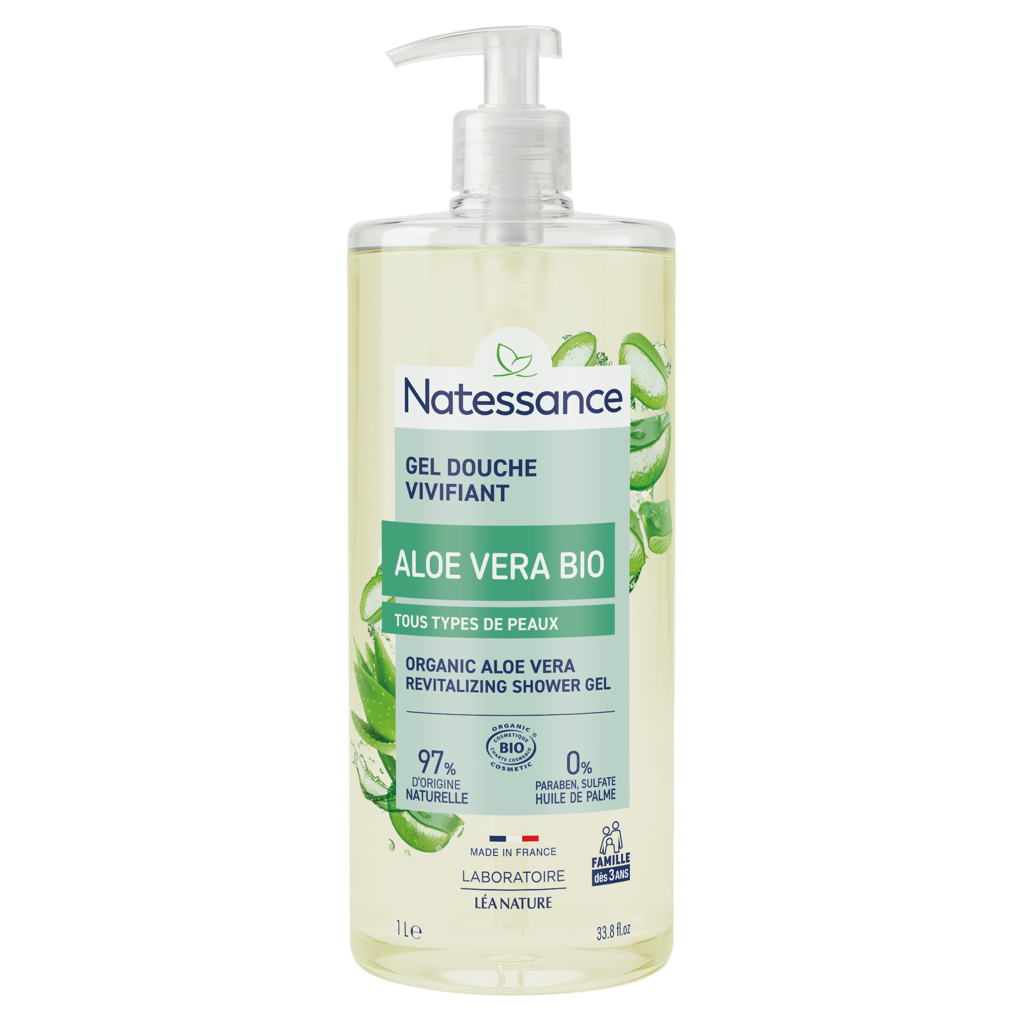 Gel douche Aloe Vera - NATESSANCE