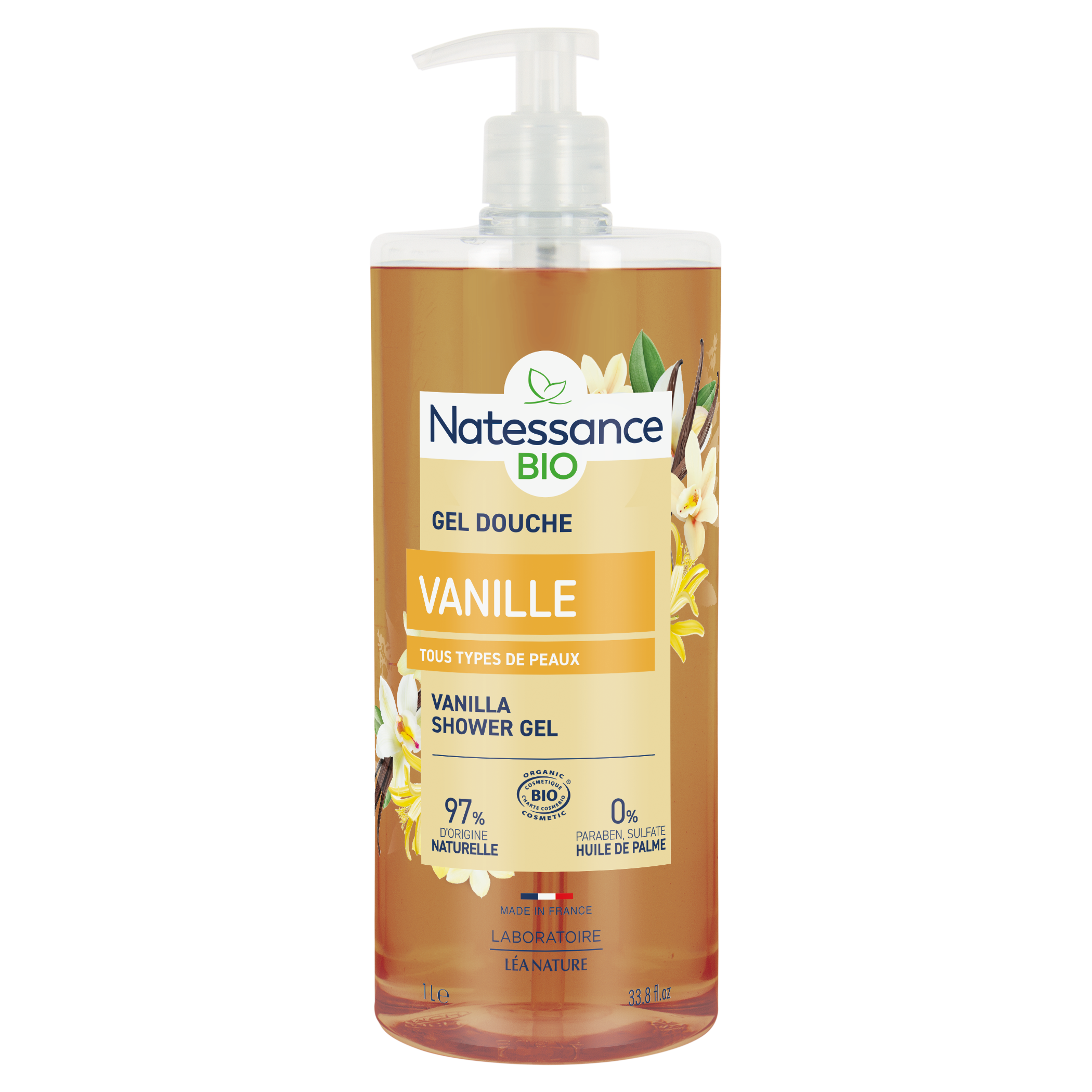 Gel douche Vanille fruitée - NATESSANCE