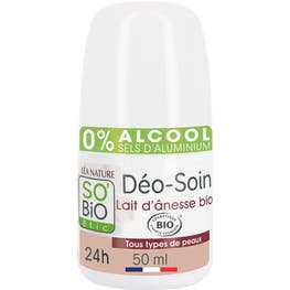 Déo-soin rechargeable Hydrate Lait d'ânesse bio - SO BIO ETIC
