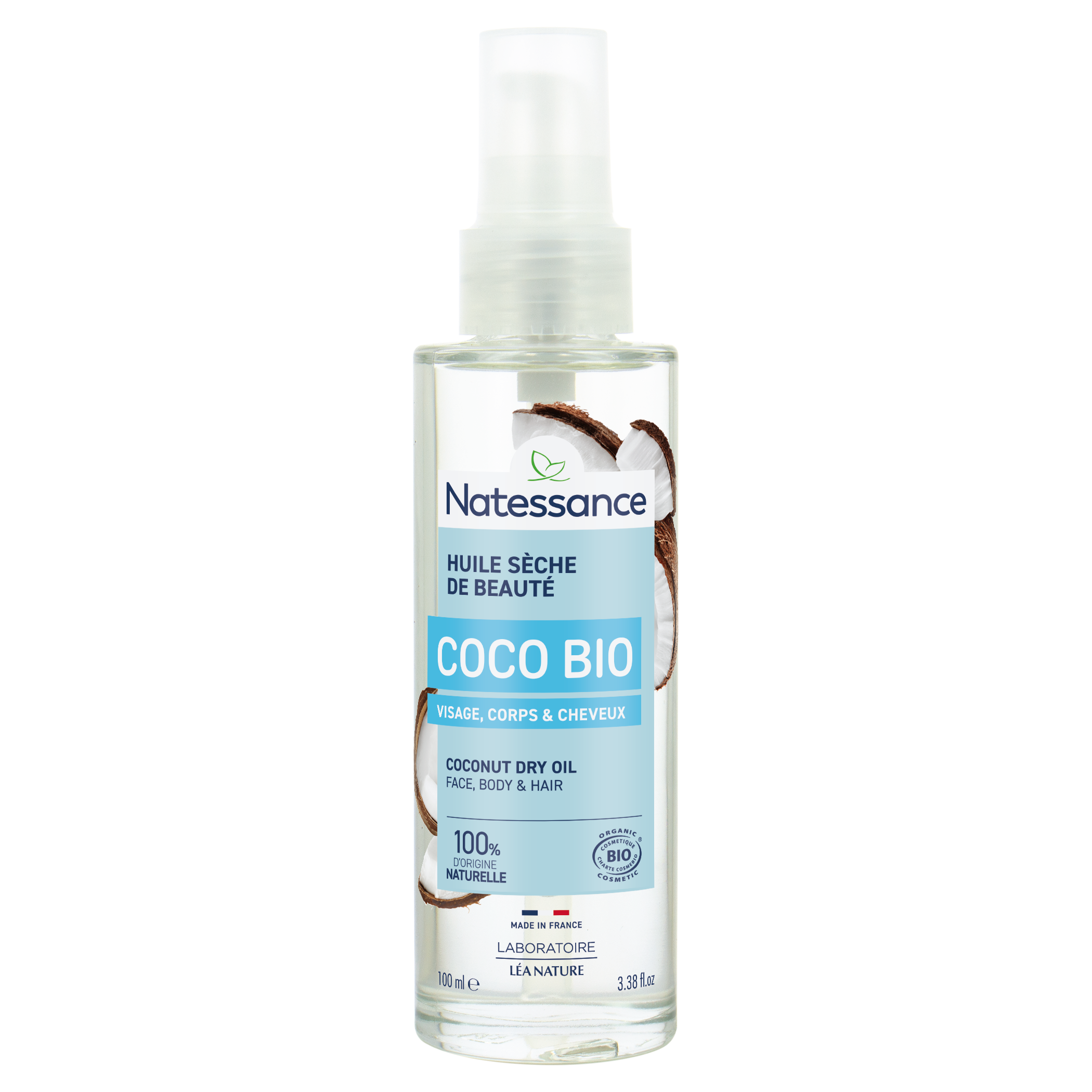 Huile Sèche de beauté Coco bio - NATESSANCE