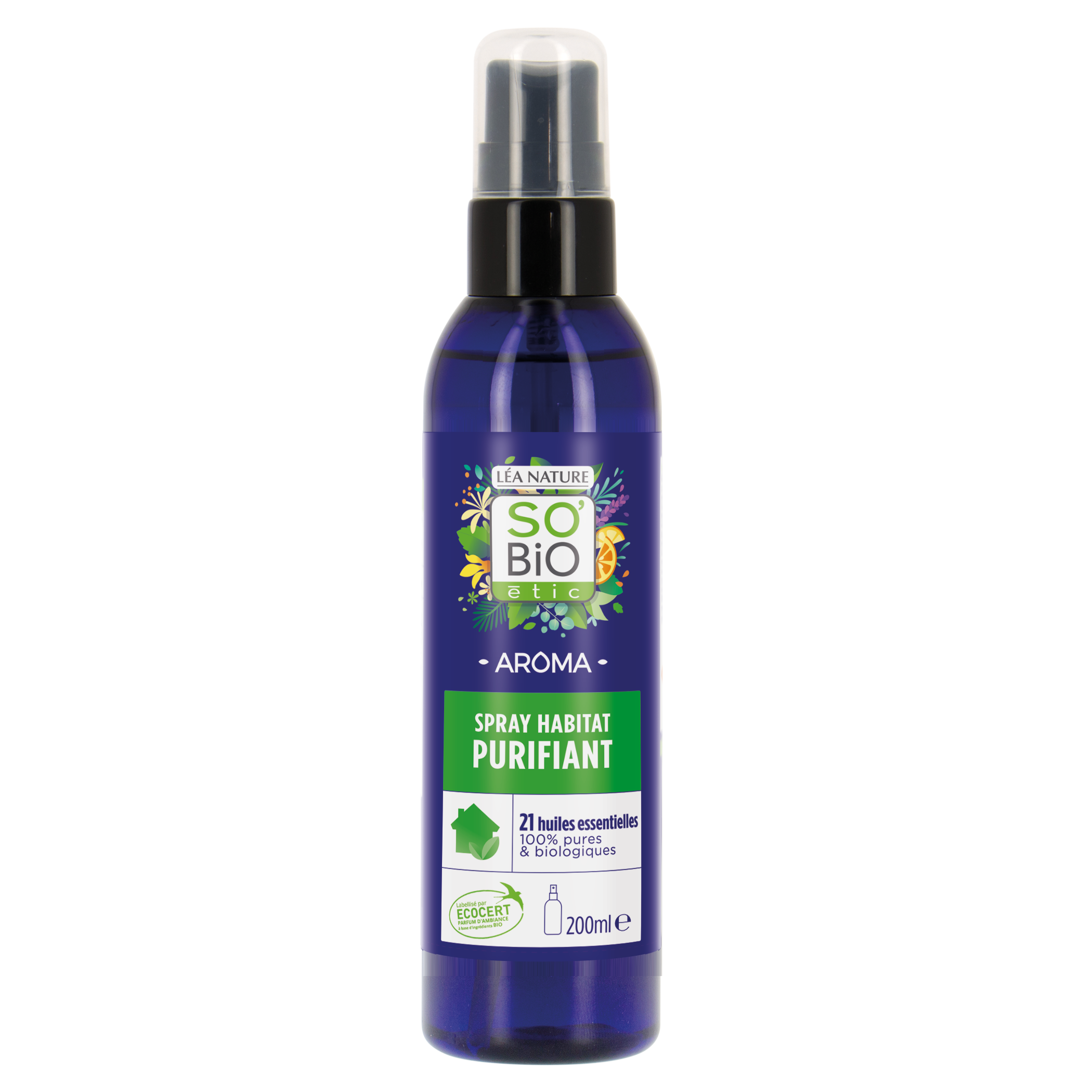 Spray habitat purifiant aux 21 huiles essentielles Bio - SO BIO ETIC