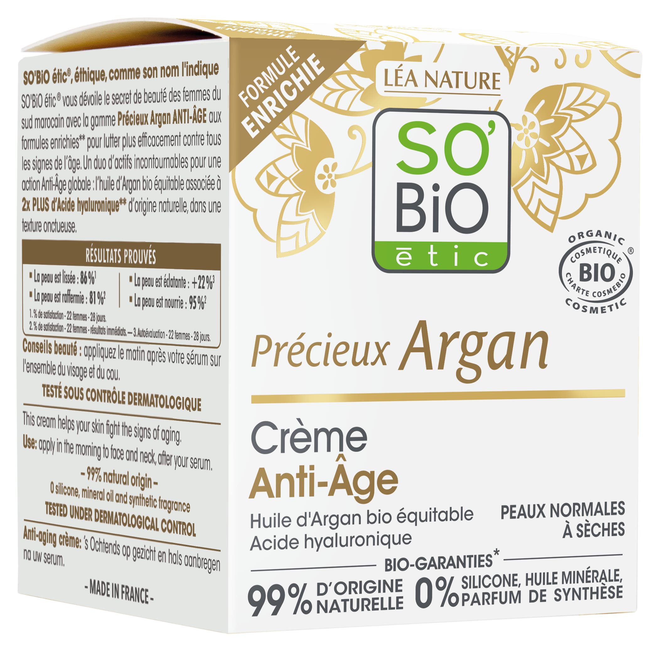 Crème anti-âge Jour - SO BIO ETIC