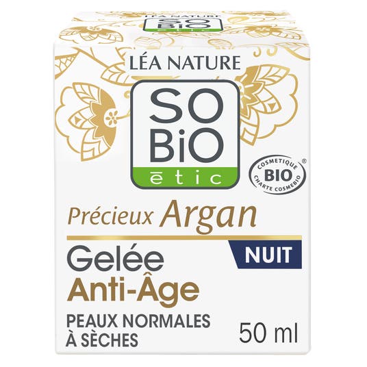 boho cosmetics Gelée de nuit anti-âge - Précieux Argan - SO'BiO étic