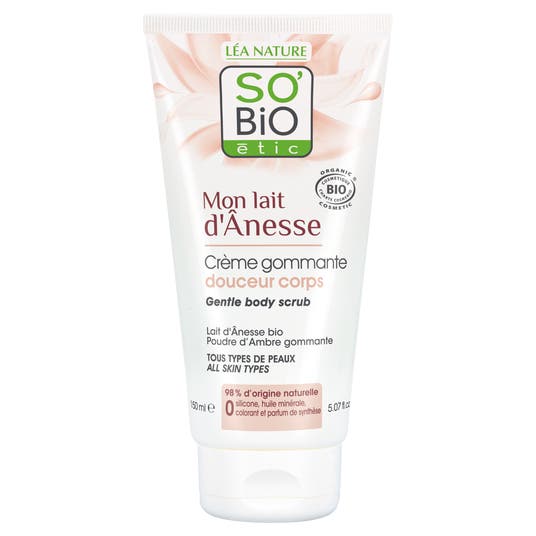 boho cosmetics Crème gommage douceur corps - Mon Lait d'Ânesse - SO'BiO étic