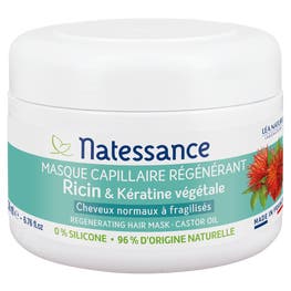 Masque capillaire régénérant Ricin et Kératine végétale - NATESSANCE