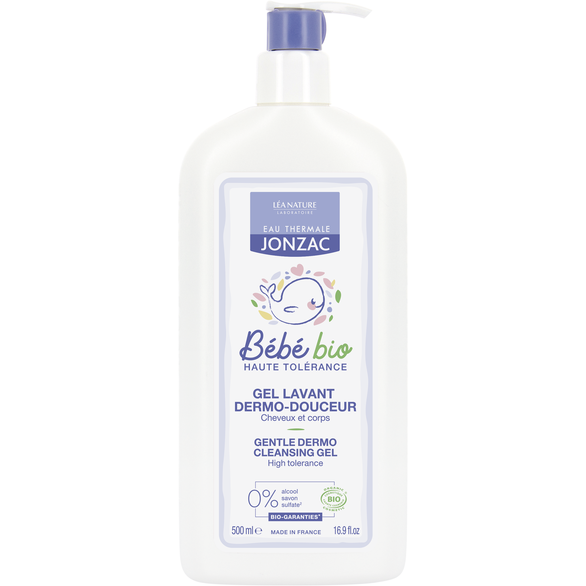 Gel lavant dermo-douceur bébé - 500ml - EAU THERMALE JONZAC