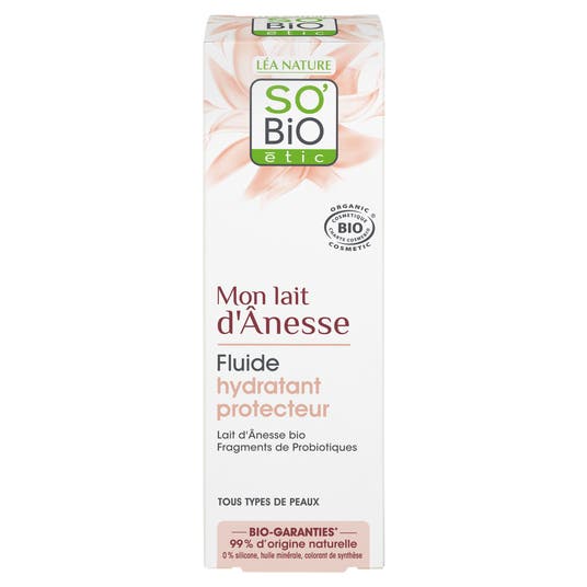 boho cosmetics Fluide hydratant protecteur - Mon Lait d'Ânesse - SO'BiO étic