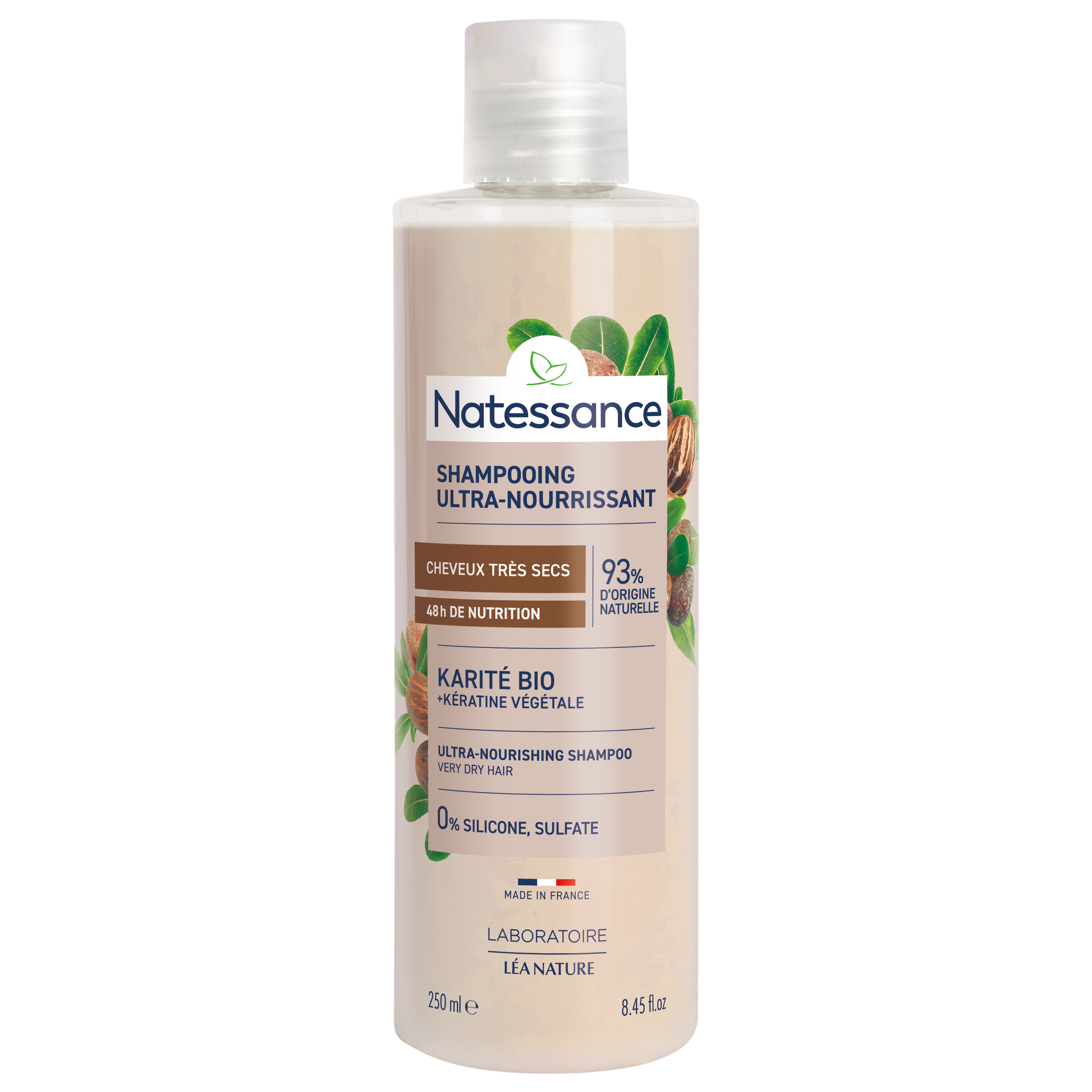 Shampooing ultra-nourrissant Karité - NATESSANCE
