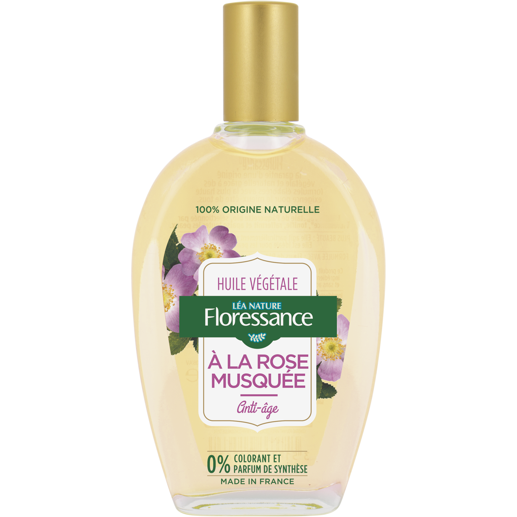 Huile végétale à la Rose musquée - FLORESSANCE