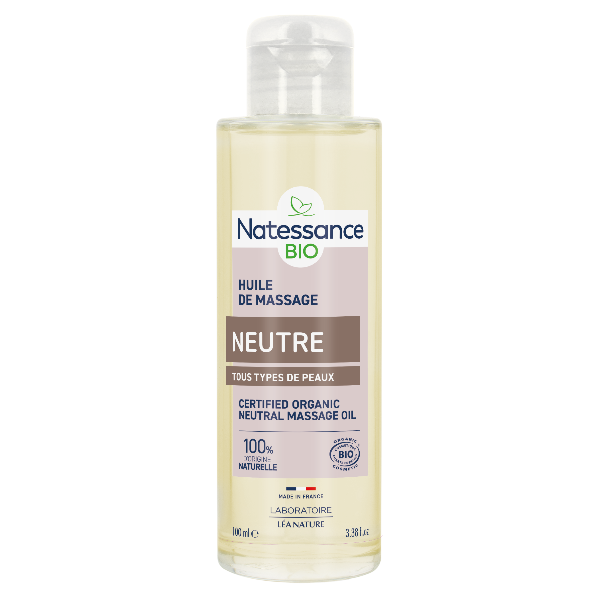 Huile Neutre BIO - 100ml - NATESSANCE