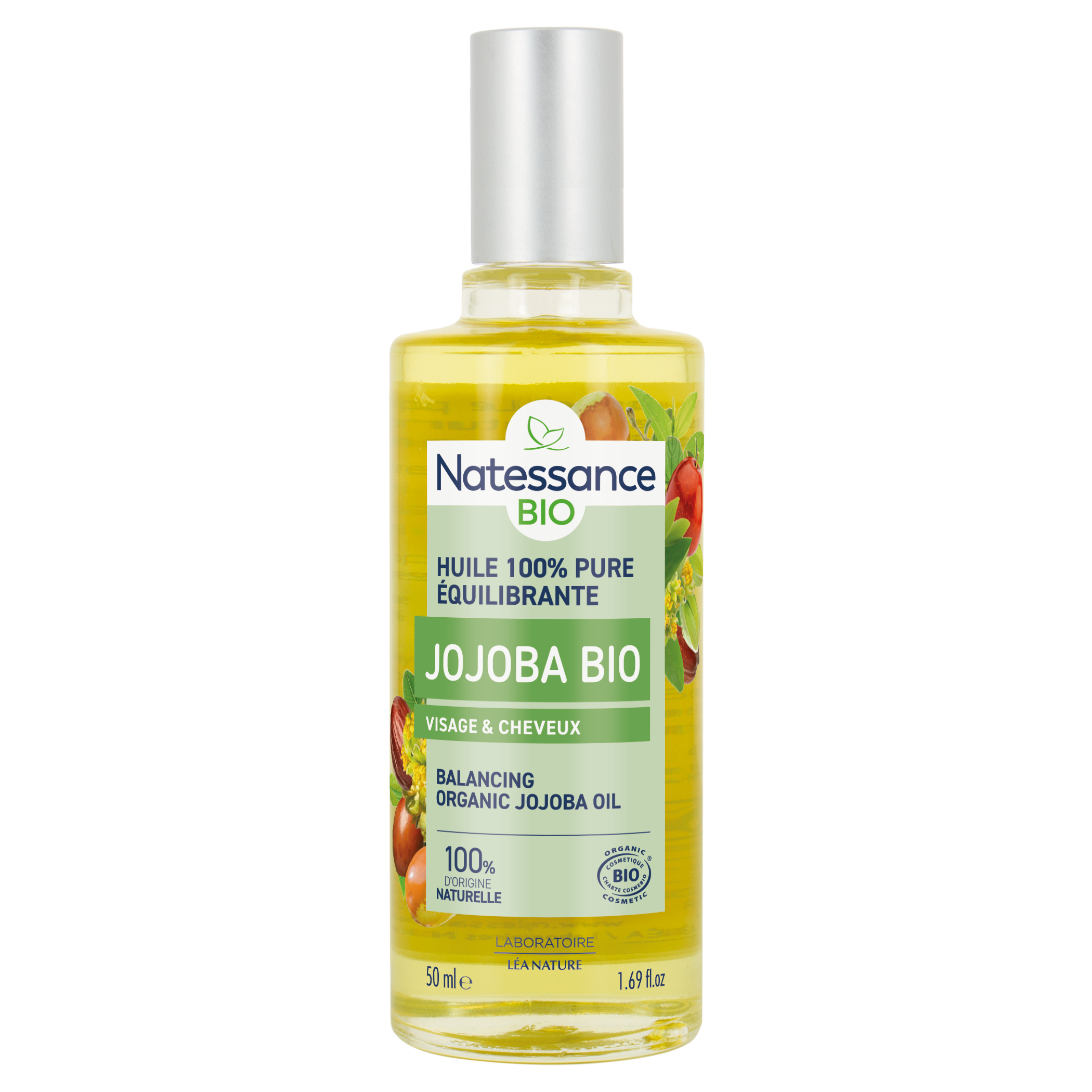 Huile Pure Equilibrante Jojoba Bio  - NATESSANCE