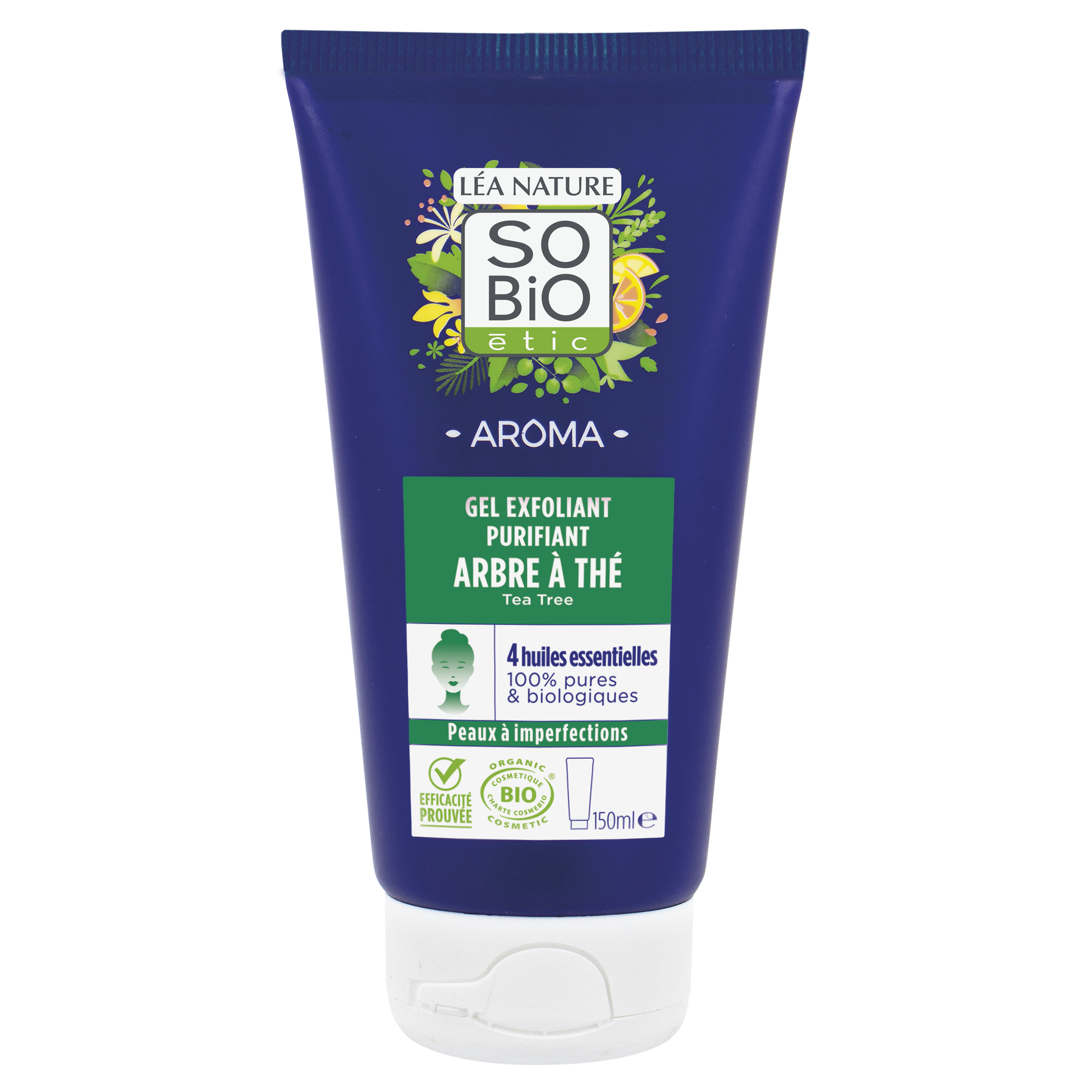 Gel exfoliant purifiant Arbre à thé - SO BIO ETIC